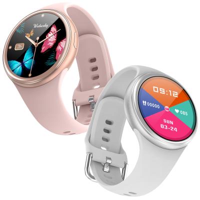 China Touch Screen Trending Products 2021 New Arrivals Round Screen Smart Watch Waterproof Smartwatch Lady Women Bracelet Q57 for sale