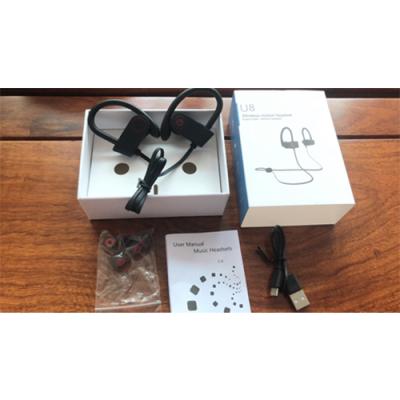 China Sport One Earhook Earbuds Earhook Headphones BT u8 Earphone for sale