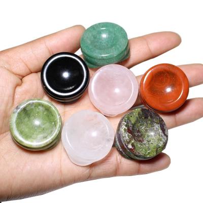 China Europe Wholesale Price Natural Multi Quartz Crystal Mini Stone Sphere Holder For Home Decoration for sale