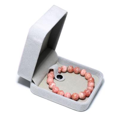 China Massager For Face White Color Velvet Gift Boxes For Crystal Bracelets for sale