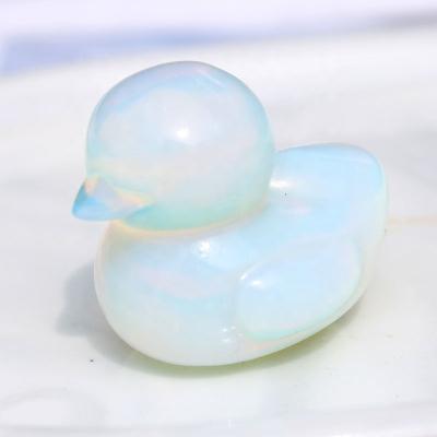 China High Quality Handwork Opal Crystal Animal Cute Duck from Europe for sale