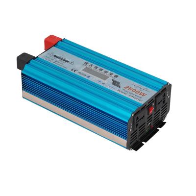 China AC Home Appliance Sine Inverter DC12V DC24V DC48V DC60V DC72V ~AC220V/50HZ 2500W Pure Blue for sale