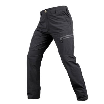 China New Fashion Men's Overalls Pocket Casual Multi Black Zipper Cotton Tactical Cargo Jogger Pants for sale