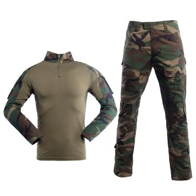 China Fronter FT011 Woodland Camouflage Uniforms Army Combat Anti-Static Suit for sale