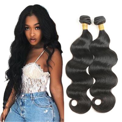 China Good Price Body Wave Brazilian Virgin Human Hair 100% Body Wave 4 Bundles And A Frontal Closure Set To Make One The Main Sellers for sale