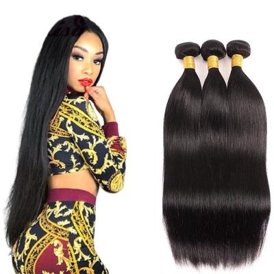 China Free Sample Silky Straight Wave Brazilian Virgin Hair Weave Bundles Straight Hair Extensions Natural Cuticle Aligned Virgin Hair 8 To 40 Inches for sale