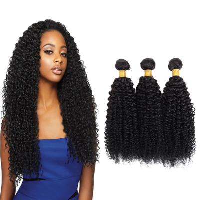 China Curly Fashion Show Hair Bundles Thick Mink Brazilian Hair Bundles Thick Curly Cuticle Aligned Virgin Human Kinky Curly Hair For Black Women for sale