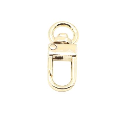 China Cheap fashion customized 15x35mm light gold flat snap hooks with o-rings for lanyard for sale