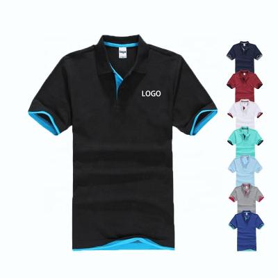 China Professional Reasonable Price Competitive Price Anti-Wrinkle Cotton Mens 100% Short Sleeve Polo Shirt With Custom Logo for sale