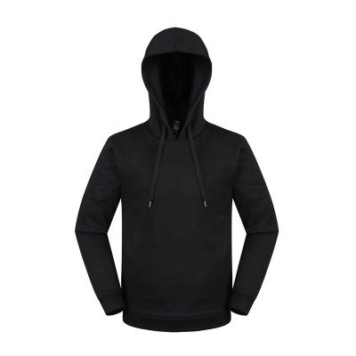 China Anti-Wrinkle Solid Color Promotional Cheap Heavyweight 100% Cotton Hoodie Men for sale