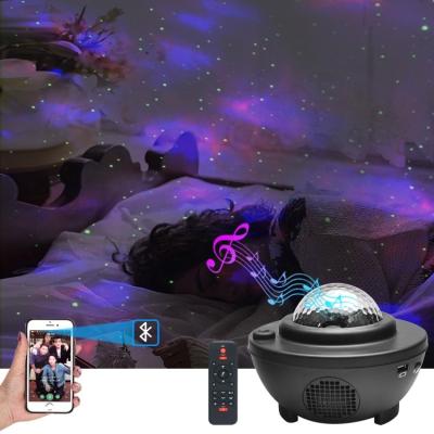 China NEW Bedroom Home Living Room Music Player Laser Sky Star Night Light Projector Baby Room Decoration Night Light for sale