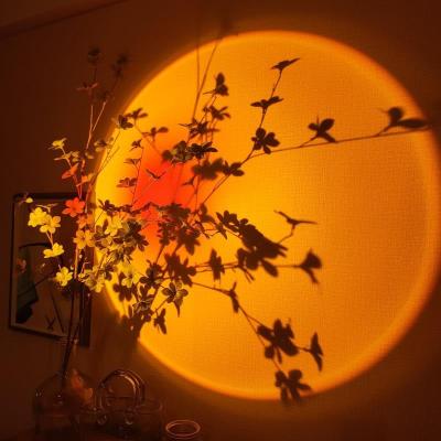 China Modern Modern Projector Sunset Lamp Projection LED Night Light Projector Rainbow Sunset Light Projector for sale