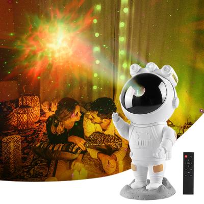 China New 360 Degree Modern Colorful Nebula Light Smart Home Astronaut Led Stars USB Night Projector Galaxy Light Astronaut Projector for sale