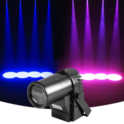 China Modern professional RGBW led moving pin spot stage light dmx pin head DJ light strobe light for party disco for sale