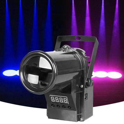 China Top Selling Theme Park RGBW 12V Led Effect Disco Pinspot Light Mini DMX512 Control Led Disco Lights Stage Lights for sale