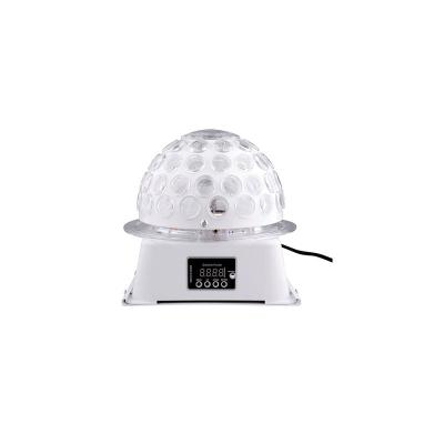 China DJ ktv party LED crystal ball lamp optical guide light KTV magic light led rotating disco mirror ball for sale