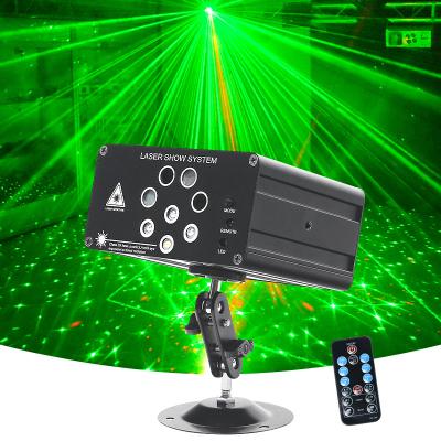 China Theme Park Mini 8 Holes Programmable Holiday Laser Lights For Models RGB Home Animation Party 128 Decorative Laser Lighting With More Remote for sale