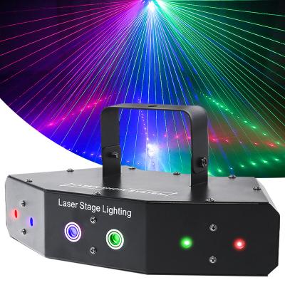 China Popular Programmable RGB Theme Park Beam Lights Show Text Laser Projector For Party Disco Galaxy Laser Projector Light For Christmas for sale