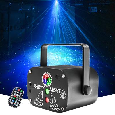 China Theme Park Remote Control Mini Laser Show Party Light 60 Models DJ Led Portable Stage Lights Party Disco Mini Laser Lights for sale