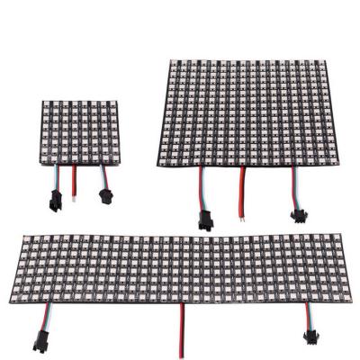 China LANDSCAPE DC5V 5050 RGB Matrix Led Flexible Pixel Module Light 8*8 16*16 8*32 Pixels WS2812B WS2812 Digital Panel Individually Accessible for sale