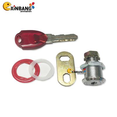 China High Quality Zinc Alloy Doors Lock With Key For Video Slots Fish Table Arcade Games Machines For Sale for sale