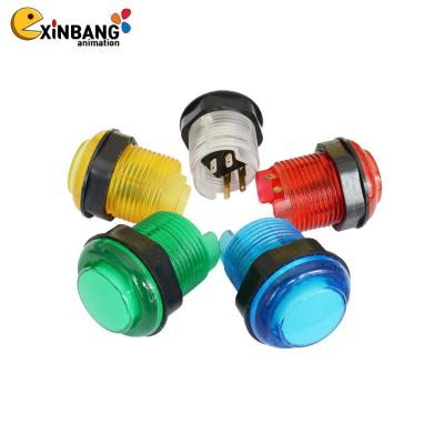 China Xinbang Animation 28mm Push Button Arcade High Quality Switch Button For Arcade Fighting Games Kits 30MM 24MM for sale