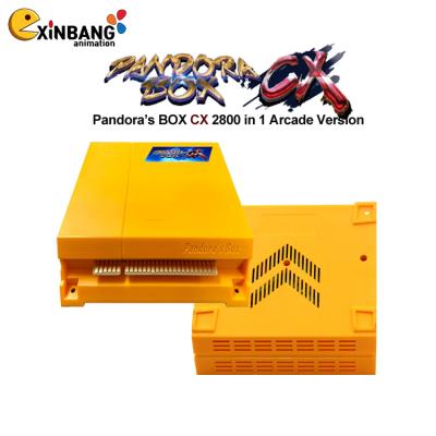 China Arcade Game Machine Pandora 2022 CX 2800 in 1 CGA VGA arcade jamma board tube for tekken 3D arcade machine cabinet score disk high scan line for sale