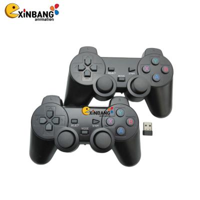 China Usb wireless gamepad 2 wired joypad player gamepads plug and play for Pandora arcade game and 3P 4P games B2000.003 family version for sale