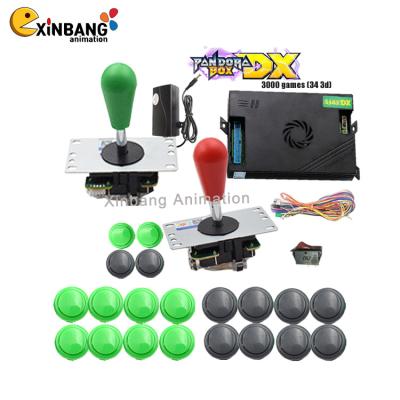 China All People Arcade Game DIY Parts Kit For Pandora Board, 5 Pin Joystick, 30MM And 24MM Sanwa Buttons Kits Parts for sale