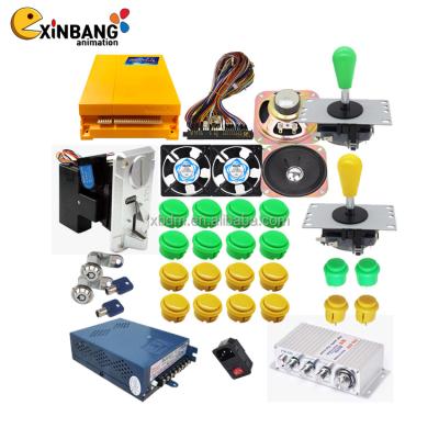 China 2 Players DIY Arcade Kits Parts Video Pandora Game Board 2800 in 1 with Power Supply Jamma Wiring Joystick Push Button Arcade Diy Kits 26 for sale