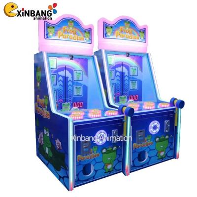 China Coin Operated Frog Paradise Beat-a-mole Game Kids Arcade Machines Arcade Hammer Game Machine XB2000.030 for sale