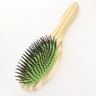 China Manufacturer Bamboo Wooden Stocked Pet Cleaning Grooming Brush Cat Dog Hair Grooming Slicker Pet Massage Bath Brush for sale