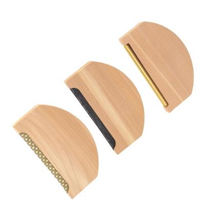 China Wholesale Custom Manual Cedar Wood Blood Logo Cashmere Sweater Wood Comb For Cloth Brush for sale