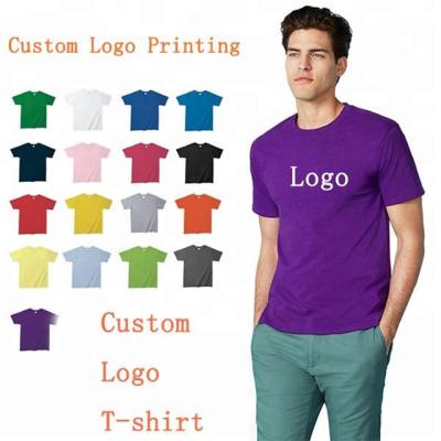 China Wholesale Anti Wrinkle Class Top Quality Anti Wrinkle Around The Neck Custom T Shirt Printing Mens T Shirt for sale