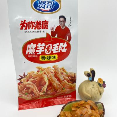 China China XIAN GE quality manufacturer of MAO konjac spicy fragrant belly snacks 57 g for sale