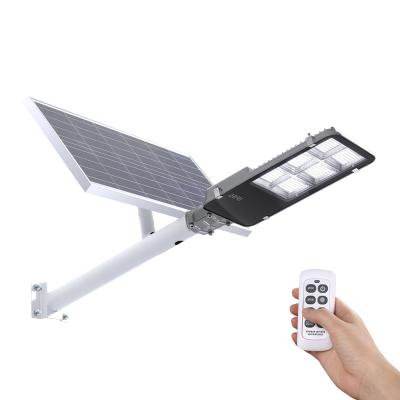 China ROAD Rmote Control Photocell 2 in 1 300w Solar Led Street Light for sale