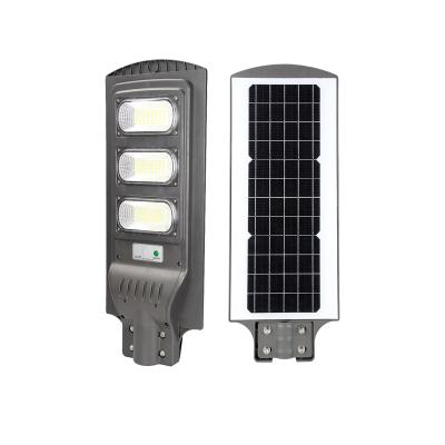 China ROAD ABS 90w Led Solar Lamp Post All In One Street Light With 12 Hours Standby for sale