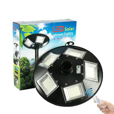 China Motion Sensor 5 Eyes UFO Motion Sensor 250w Outdoor Solar Led Garden Light Outdoors With Remote Control for sale