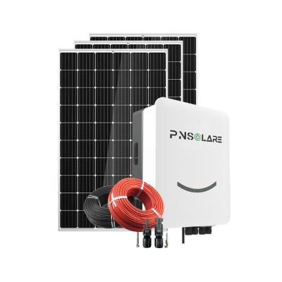 China Home Residential Grid Tied Solar Systems 15kw 15kw 15kva High Performance Pnsolare Solar System For Home for sale