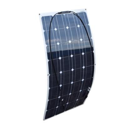 China Outdoor Power RV ETFE 90W Mono Portable 1000Watts Caravan Marine Solar Panel For Camera Powerbank With Bracket for sale