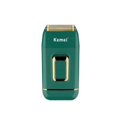 China Kemei KM-2031 Portable Electric Washable Car Usb Razor Men Rechargeable Shaving Machine New for sale