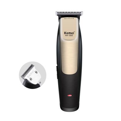 China Household Kemei Hair Clipper Salon Equipment Professional Rechargeable Electric Hair Clippers KM-3202 Wholesale for sale