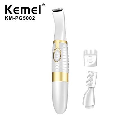 China Kemei KM-PG5002 Single Blade Professional Electric Lady Shaver 3 in 1 for Women Care Body Shaver Wholesale for sale