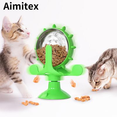 China Wholesale Money Stocked Ferris Wheel Food Dispensing Pet Toy Interactive Movement Toys Food from Aimitex Dispensing Cat Toy for sale