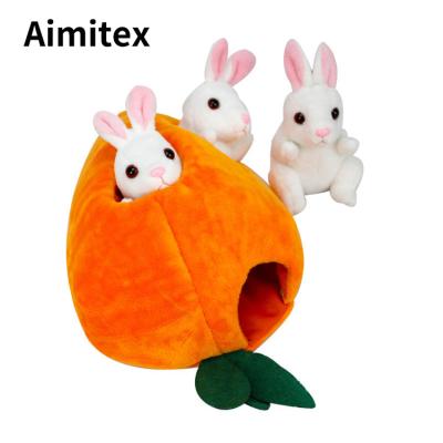 China Wholesale Custom Viable Aimitex Pet Chew Toys Hide And Seek Plush Dog Toy Dog Puzzle Interactive Pet Toys for sale