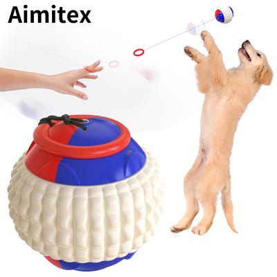 China Aimitex Wholesale High Quality Hand Ball Stocked Throwing Pet Toys Interactive Animal Toys For Pets for sale