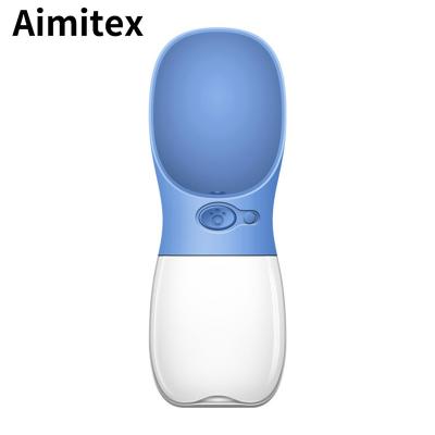 China Viable Leak Proof Puppy Portable Water Dispenser Drinking Feeder Aimitex For Pets Dog Outdoor Walking Water Bottle for sale