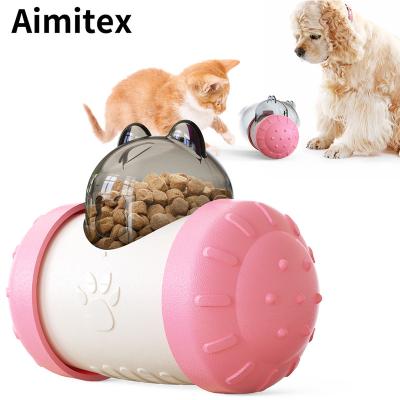 China Aimitex New Design Sustainable Swing Bear Wholesale Food Dispensing Toy Non-Electric Safety for sale