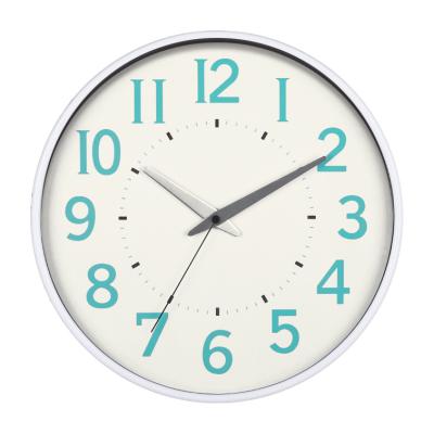 China GIVE INSTRUCTIONS 12 inch hot sale nordic plastic wall clock for home decorative for sale