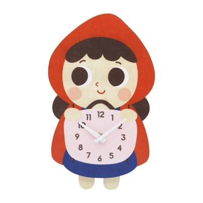 China Cartoon Deheng 12 Princess Gift Wooden Clock 1104.18 Inch for sale